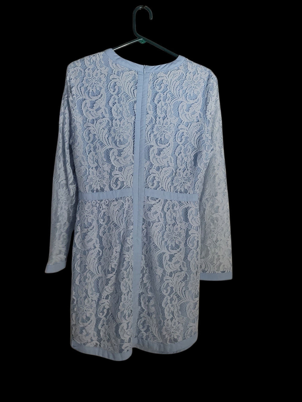 Adelyn Rae Powder Blue Shift Dress - Picture 2 of 4